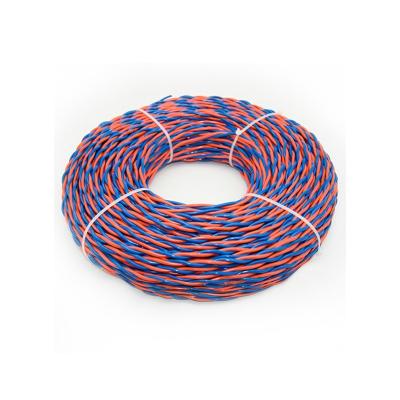 China Household line construction copper wire iron bar ZR-RVS NH-RVS 0.75/1/1.5/2.5 fire twisted pair power supply wire for sale