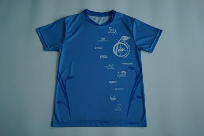 China Cool Dye Sublimation Polyester Fabric T Shirt , 100 Polyester Shirts For Mens for sale