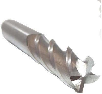 China General High Speed Cutting HSS Four Flutes Single Endmills DIN844 for sale