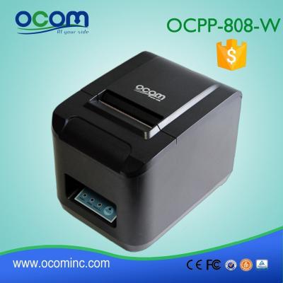 China Black And White High Speed Auto-cutter 80mm WIFI Thermal Receipt Printer (OCPP-808-W) for sale