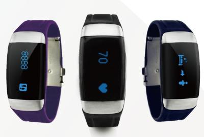 Chine L'activité de bracelet de Bluetooth de silicone surveille le dispositif BLE 4,0 de traqueur de forme physique à vendre