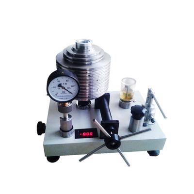 China Digital Piston pump pressure Dead Weight Tester for sale
