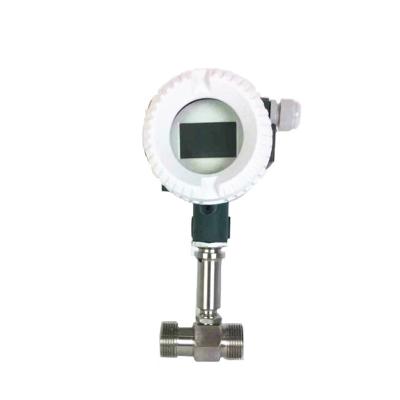 China DN15 mechanical mini chilled water liquid caustic soda turbine flow meter for sale