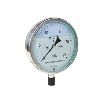 China factory air vacuum pump pressure gauge with oil filled for sale