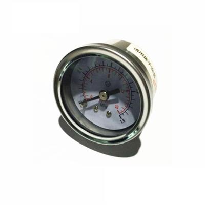 China Spiral tube 40mm oil back connection pressure gauge mpa kg and psi for sale