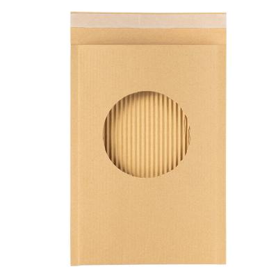 China Shock Resistance New Product Corrugated Buffer Kraft Paper Envelope Custom Corrugated Paper-padded Envelopes Mailer for sale