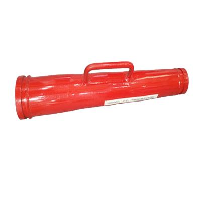 China Construction works concrete pump reducing pipe with double flange ends for sale