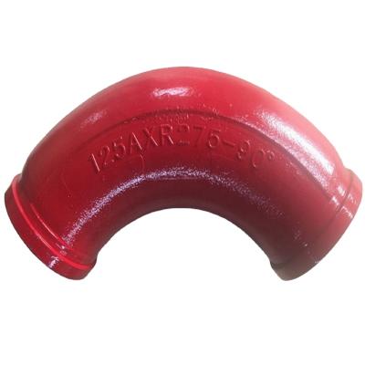 China Concrete Pump Long Diameter 8mm Seamless Elbow For Concrete Boom Pump for sale
