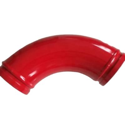China Concrete Pump R1000mm 8mm Seamless Elbow And Bend Pipe For Concrete Boom Pump for sale