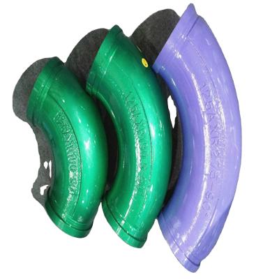 China Chinese concrete pump factory casted elbows for concrete pump car for sale