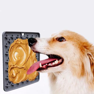 China Sustainable Manufacturer Wholesale Dog Slow Eat Bowl Slow Feeder Pads Dog Lick Mat for sale
