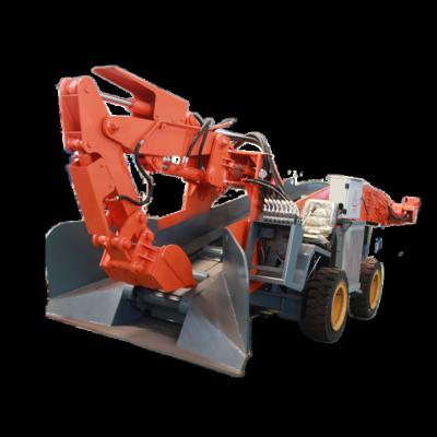 China Construction works 4x4 Hydraulic mucking machine /mine mucking rock loader /tunnel excavator factory supplier for sale