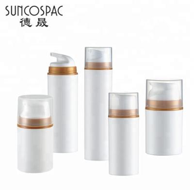 China Good Quality Personal Care 100ml 50ml Airless Plastic Cosmetic Bottle Pump for sale