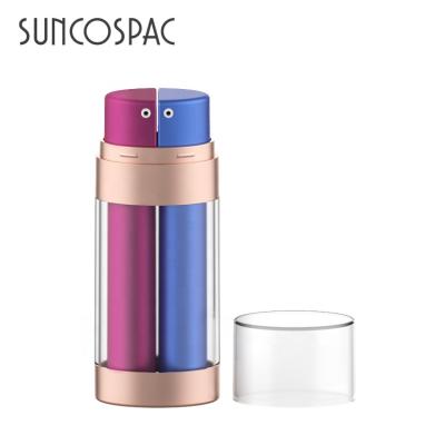 China Personal Care Plastic Wholesale Skin Care Product Cream Bottle Creams 30ml Double Wall Airless Bottle for sale