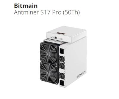 중국 비트마인 Asic AntminerS17 53T 2385W BTC 채굴기 S17 S17+ Asic 광부 BTC BTH 판매용