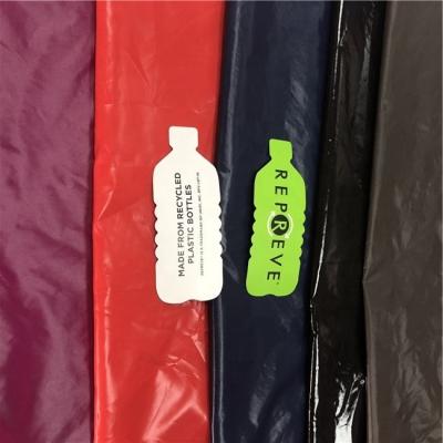 China Memory Factory Certified 100% Polyester Apparel Recycled Linen Fabric for sale