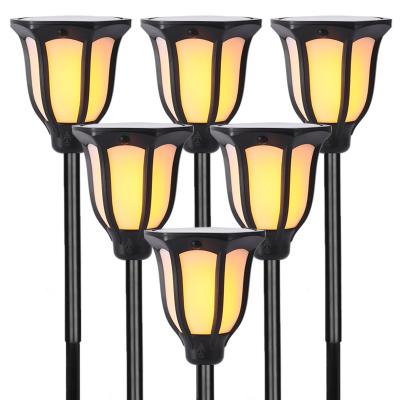 China Garden Landscape Led Flame Lamp IP65 Waterproof Outdoor Solar Garden Flame Solar Led Garden Light for sale