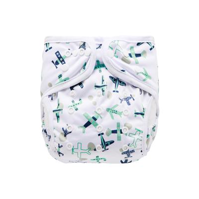 China Hot Selling Reusable Reusable Newborn Cloth Diaper Cover Printed Reusable Cloth Diaper Cover for sale