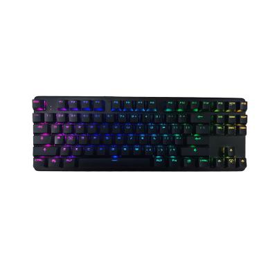 China Anti-ghosting Wireless Gaming Keyboard RGB 87 Keys Compact Design OEM/ODM Mechanical Keyboard Keyboards for sale
