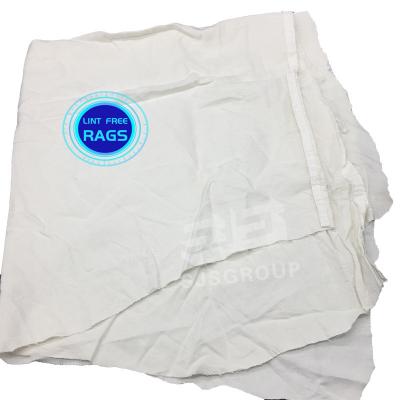China White Cotton Sheeting Rags bed Sheet Cotton Rags cotton Rags For Cleaning for sale