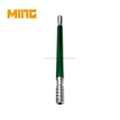 China Carbon Steel Extendable Drill Rods Rock Drill Extension Rod MF T51 Round52 for sale