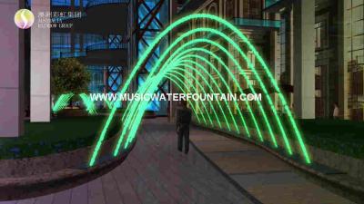 China 16 mm Outlet SS 304 Jumping Jet Fountain Glass Light For The Walkway / Swimming Pool Outdoor for sale
