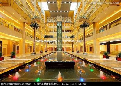 China Inside Water Fountain , Indoor Water Fountains For Home Color Light for sale