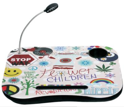China (Others) Hot Selling Adjustable Padded Movable Portable MDF Lap Desk With Light for sale