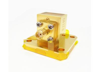 China 11.9GHz - 18GHz SMA Female Waveguide To Coaxial Adapter WR62 BJ140 SMA-BJ140-KF for sale