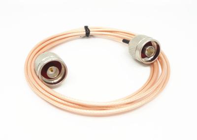 Chine Mâle des câbles équipés de RG142 rf N à l'impédance du connecteur coaxial 50Ω du mâle rf à vendre