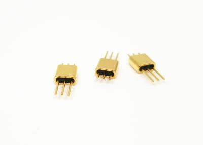 China 3 Pins Kovar Alloy Hermetic Glass To Metal Seal Connectors High Precision JMC-1553 for sale