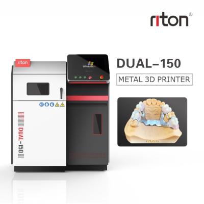 China Double Fiber Laser Digital CNC Machine Titanium Powder Sls 3d Metal Printer for sale