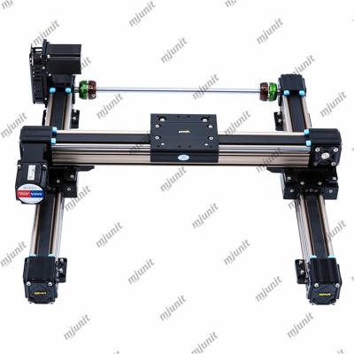 China High Speed X/Y Synchronous Auto Servo Stage X/Y Synchronous Servo Slide P.R. Module mjunit Gantry Axis Guide Shaft Manipulator for Glue for sale