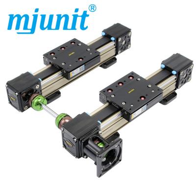 China Mjunit Hotels Painting Table Linear High Speed Automatic Synchronous Belt Slide Module Linear Guide Rail For Helmet Spray Painting for sale