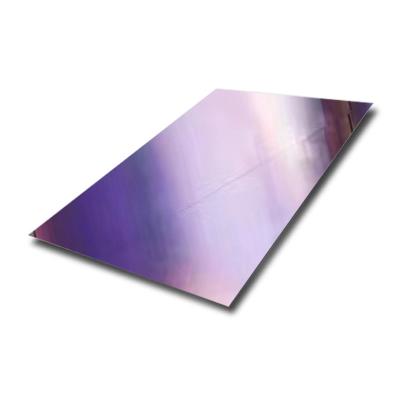 China Folha 304 316 de aço inoxidável extravagante iridescente feita sob encomenda para aturdir o metal externo Front Panels à venda