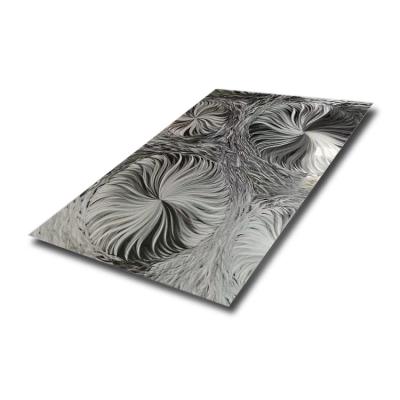 Chine La finition de haute qualité ss 304 2B/BA/No.4/HL/8k en acier inoxydable polonais à motif tourbillon pour décorateur d'intérieur à vendre