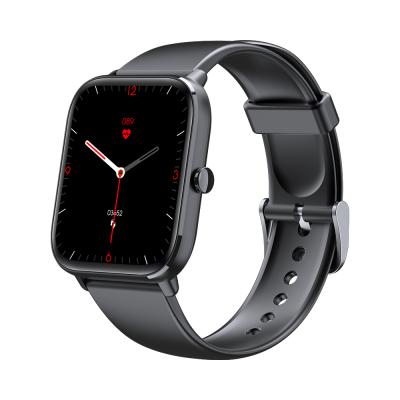 China New 2022 KM04 New 1.69inch Custom Large Touch Screen Watch Face Smart Watch Support Body Temperature Monitor for sale