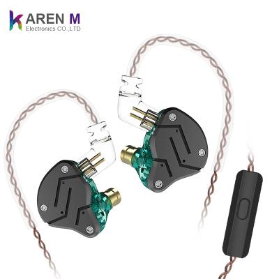 China In-Ear Original 3.5mm KZ ZSN Hybrid In Ear Earphone With HD Microphone Earbuds ZST Pro/ZSR/ZS6/ZS10/AS10/ZS4/BTE Headphones for sale