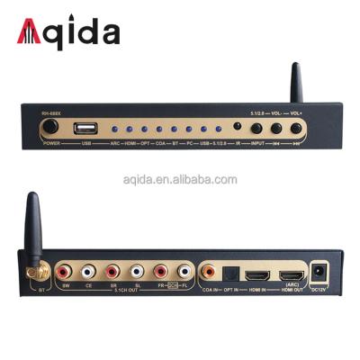 China Home cinema ; Music ; Game ; Aqida 5.1 Ch HD Audio Speed AC3 DTS Digital-Analog Surround - Set Top Box USB Sound Media Player for sale