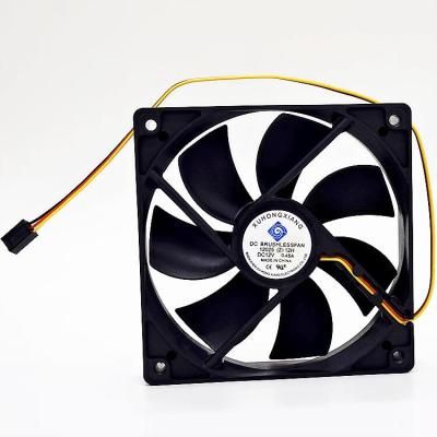 China Computer Case XHX 12025 12V 120 x 120 x 25mm 120mm 12CM 5 inch High Speed Axial CPU Cooler DC Fan for sale