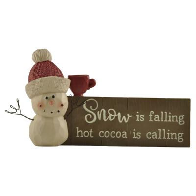 China Europe resin snowman figurines