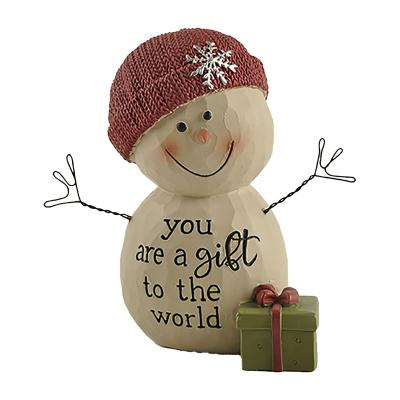 China Europe Christmas Resin Snowman Figures