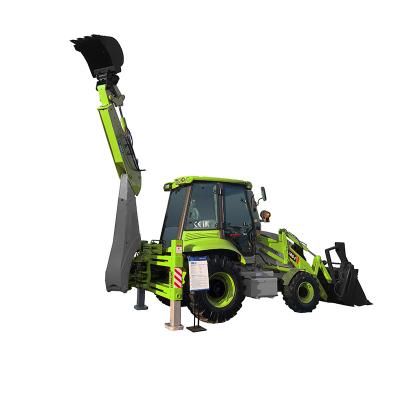 China Building Material Shops backhoe excavator loader388 4x4 compact tractor with loader and backhoe tracked mini backhoe wheel loader automa for sale