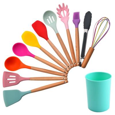 China 2021 Viable Popular 12pcs Kitchen Utensil Cookware Sets With Spatula Kitchen Instruments Cookware Kitchen Tool for sale