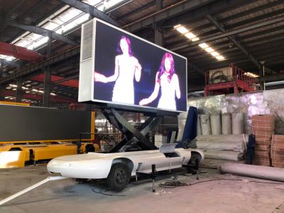 China P4 P5 HD Caminhão Trailers Car Mobile Outdoor Publicidade LED Sign Display For Mobile Store à venda