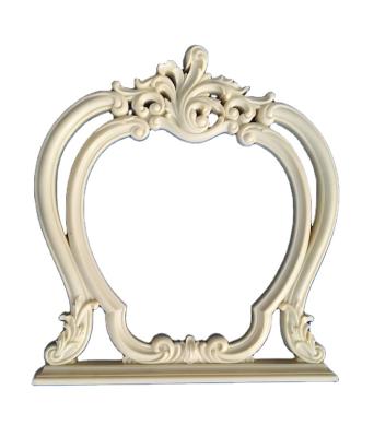 China European bedroom furniture parts wall deco mirror frame high quality plastic for sale