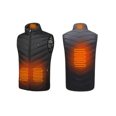 China 100% Polyester Matte Heating Vest Men's And Women's Dual USB Double Speed Control Three Speed Intelligent Heating Temperature Control for sale