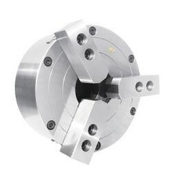 China KM 3 jaw half-through-hole pneumatic stainless steel drill air chuck en venta