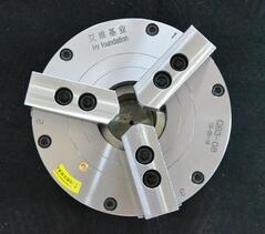 China KM 3 jaw 5 inch Half-through-hole built-in cylinder pneumatic power chuck en venta