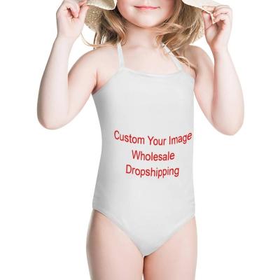 China 2021 QUICK DRY Custom Design One Piece Summer 3-8 Years Old Kid Girls Swimwear Little Girl Hawaiian Thong Pattern Swimwear for sale